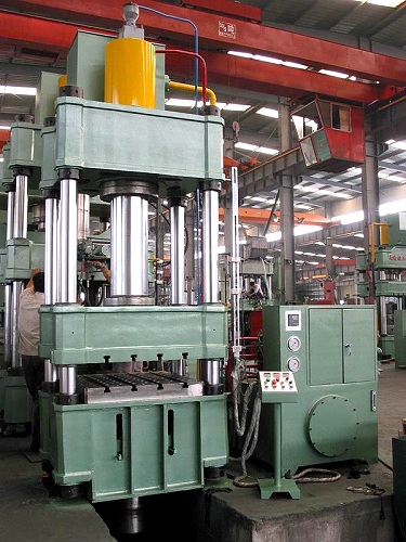 금속 구멍 펀칭 기계 딥 드로잉 100 톤 4 란 수압기 기계